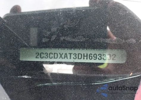 2013 Dodge Charger Police z USA, uszkodzony, nr VIN 2C3CDXAT3DH693302